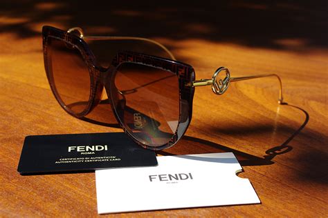 Tips how to spot fake Fendi sunglasses 